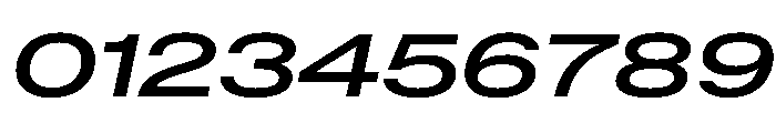 BaikalVAR ExpandedMediumItalic Instance Font OTHER CHARS
