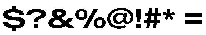 BaikalVAR ExpandedSemiBold Instance Font OTHER CHARS