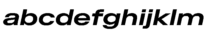 BaikalVAR ExpandedSemiBoldItalic Instance FONT
