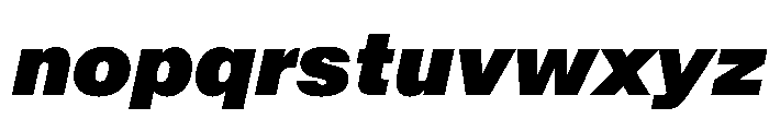 BaikalVAR ExtraBlackItalic Instance 86072a45 Font LOWERCASE