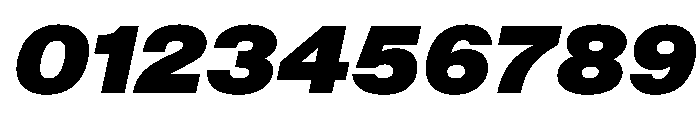 BaikalVAR ExtraBlackItalic Instance Font OTHER CHARS