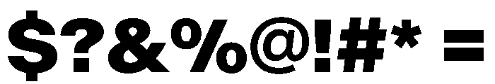 BaikalVAR ExtraBold Instance Font OTHER CHARS