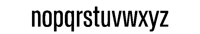 BaikalVAR ExtraCondensed Instance 9775d569 Font LOWERCASE