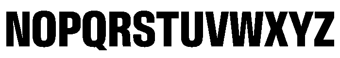 BaikalVAR ExtraCondensedBold Instance 0fc075fd Font UPPERCASE