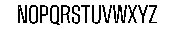 BaikalVAR ExtraCondensedBook Instance Font UPPERCASE