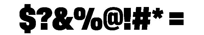 BaikalVAR ExtraCondensedExtraBlack Instance Font OTHER CHARS