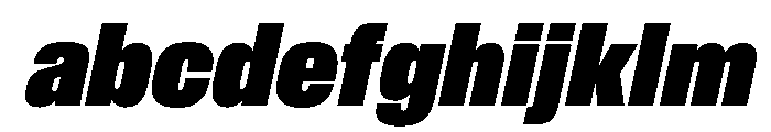 BaikalVAR ExtraCondensedExtraBlackItalic Instance FONT