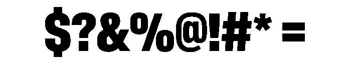 BaikalVAR ExtraCondensedExtraBold Instance Font OTHER CHARS