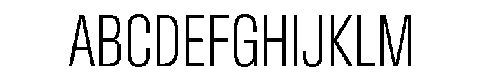 BaikalVAR ExtraCondensedExtraLight Instance A69fb70f Font UPPERCASE