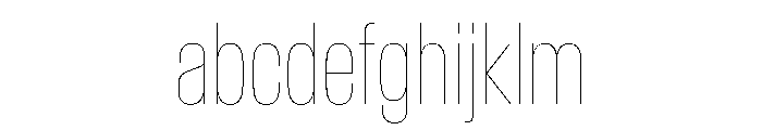 BaikalVAR ExtraCondensedHairline Instance C20211d2 FONT