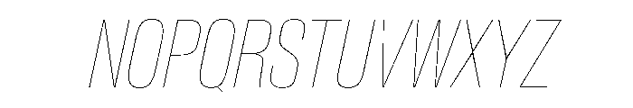 BaikalVAR ExtraCondensedHairlineItalic Instance 10753caf Font UPPERCASE