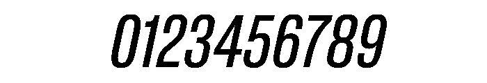 BaikalVAR ExtraCondensedItalic Instance Font OTHER CHARS