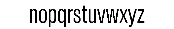 BaikalVAR ExtraCondensedLight Instance Be1d50e5 Font LOWERCASE