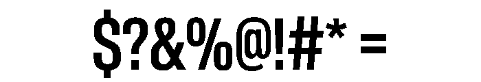 BaikalVAR ExtraCondensedMedium Instance Font OTHER CHARS