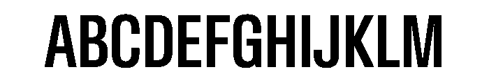 BaikalVAR ExtraCondensedMedium Instance Font UPPERCASE