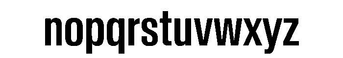 BaikalVAR ExtraCondensedMedium Instance Font LOWERCASE