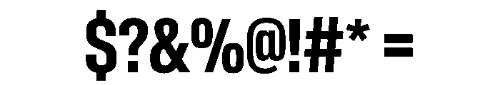 BaikalVAR ExtraCondensedSemiBold Instance Font OTHER CHARS