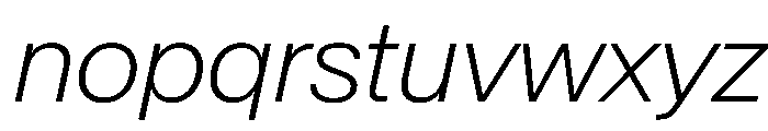 BaikalVAR ExtraLightItalic Instance E6f6802d Font LOWERCASE