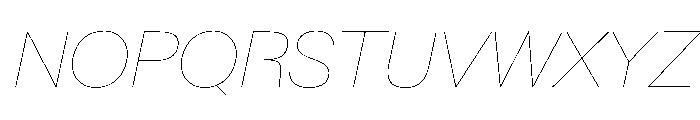 BaikalVAR HairlineItalic Instance 33b724ff Font UPPERCASE