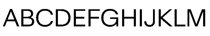 BaikalVAR Light Instance Font UPPERCASE
