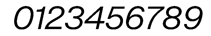 BaikalVAR LightItalic Instance Font OTHER CHARS
