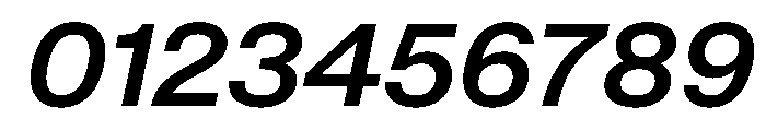 BaikalVAR MediumItalic Instance Font OTHER CHARS