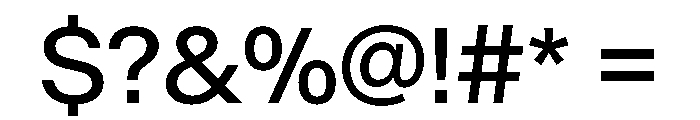 BaikalVAR Regular Instance Font OTHER CHARS