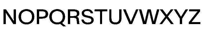 BaikalVAR Regular Instance Font UPPERCASE