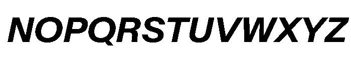 BaikalVAR SemiBoldItalic Instance 4c332dae Font UPPERCASE