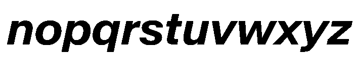 BaikalVAR SemiBoldItalic Instance 4c332dae Font LOWERCASE
