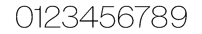 BaikalVAR Thin Instance Font OTHER CHARS