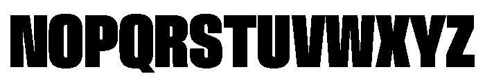 BaikalVAR UltraCondensedBlack Instance 78077964 Font UPPERCASE