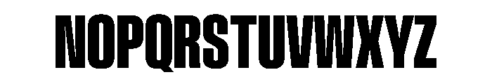BaikalVAR UltraCondensedBold Instance 5cef326a Font UPPERCASE