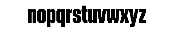 BaikalVAR UltraCondensedBold Instance Font LOWERCASE