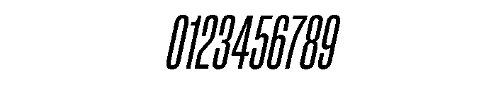 BaikalVAR UltraCondensedBookItalic Instance Font OTHER CHARS