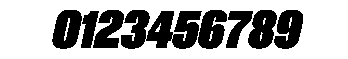 BaikalVAR UltraCondensedExtraBlackItalic Instance Font OTHER CHARS