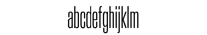 BaikalVAR UltraCondensedExtraLight Instance FONT