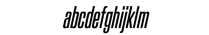 BaikalVAR UltraCondensedItalic Instance FONT