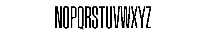 BaikalVAR UltraCondensedLight Instance 8404a813 Font UPPERCASE