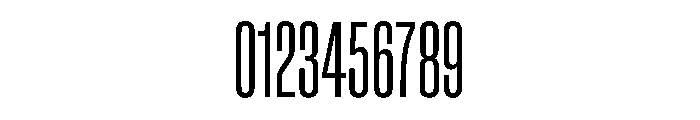 BaikalVAR UltraCondensedLight Instance Font OTHER CHARS