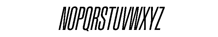 BaikalVAR UltraCondensedLightItalic Instance D44e5d97 Font UPPERCASE