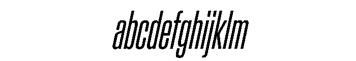 BaikalVAR UltraCondensedLightItalic Instance D44e5d97 FONT