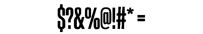 BaikalVAR UltraCondensedMedium Instance Font OTHER CHARS