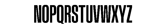 BaikalVAR UltraCondensedMedium Instance Font UPPERCASE