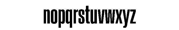 BaikalVAR UltraCondensedMedium Instance Font LOWERCASE