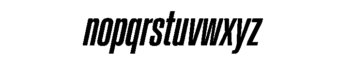 BaikalVAR UltraCondensedMediumItalic Instance Ae22b34a Font LOWERCASE