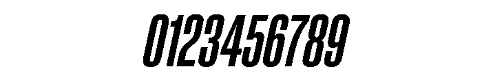 BaikalVAR UltraCondensedMediumItalic Instance Font OTHER CHARS