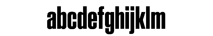 BaikalVAR UltraCondensedSemiBold Instance FONT