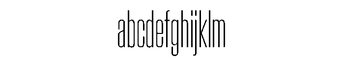 BaikalVAR UltraCondensedThin Instance 27f30f9d FONT