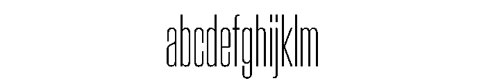 BaikalVAR UltraCondensedThin Instance FONT